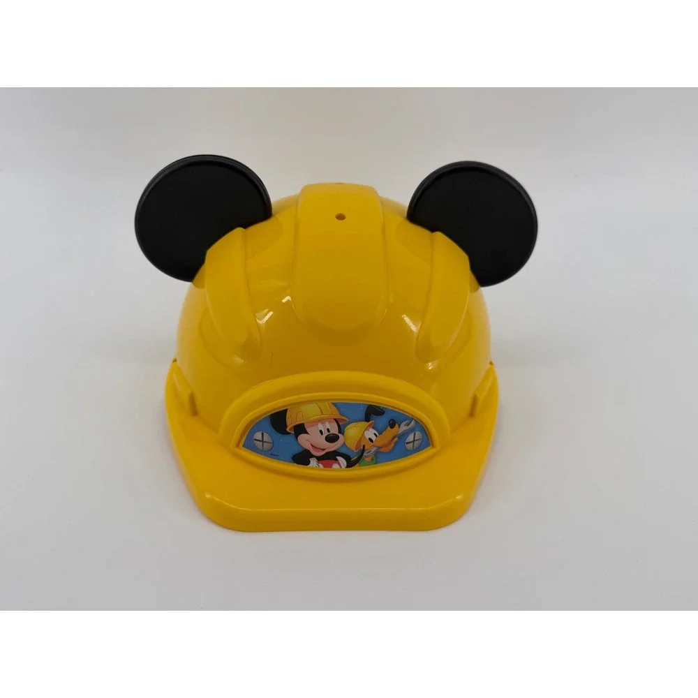 Disney‎ Mickey Mouse Clubhouse Kids Yellow Construction Hard Hat Toy with Ears